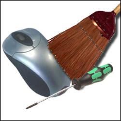 How to clean a computer mouse